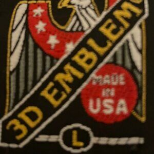 VINTAGE AOP 3D EMBLEM T-SHIRT